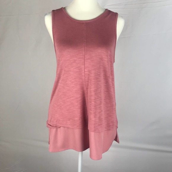 J Crew Shirt Women Small Pink Sheer Slit Hem Keyhole Back Blouse Top Lightweight - Picture 3 of 10